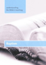 Baptism booklet front cover